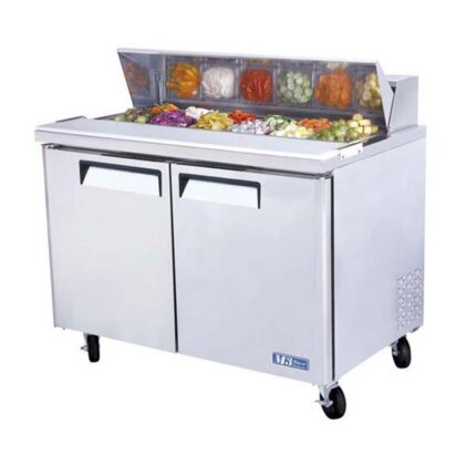 Mesón Saladette 2 Ptas Acero Inox. Cmst-48 Turbo Air
